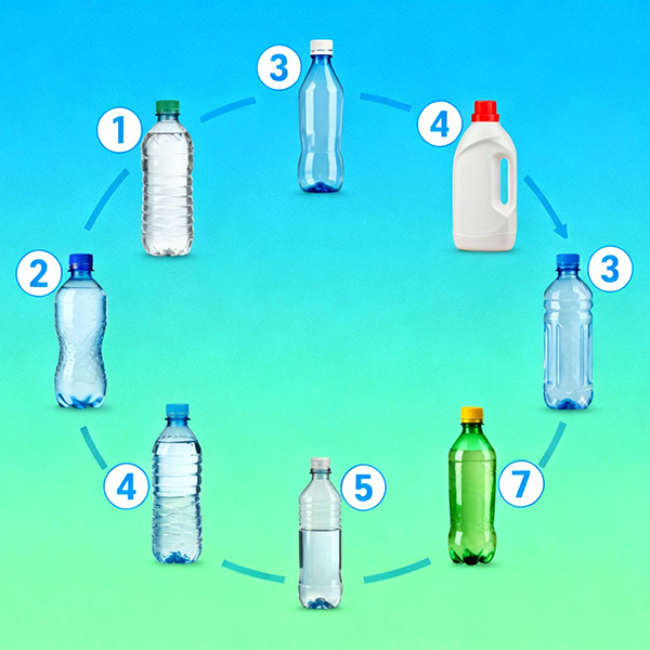 常用塑料瓶知識大匯總：看懂材質、用對方法、做好回收